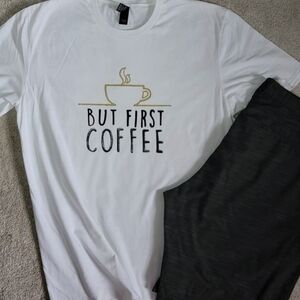 White Coffee Graphic Men's Tee